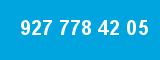 927 778 42 05 927 778 42 05